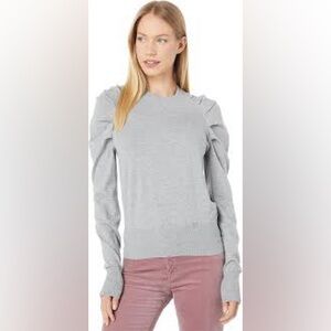 TED BAKER high low puffy sleeves sweater